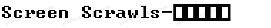 Screen Scrawls字体转换